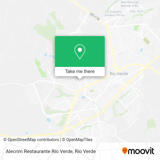 Alecrim Restaurante Rio Verde map