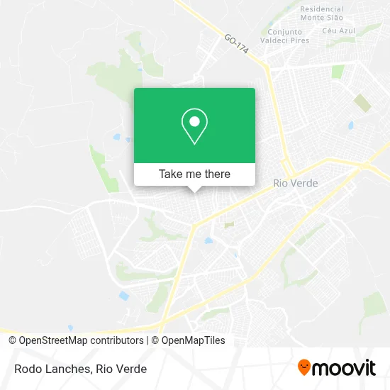 Rodo Lanches map