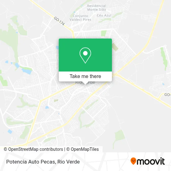 Potencia Auto Pecas map