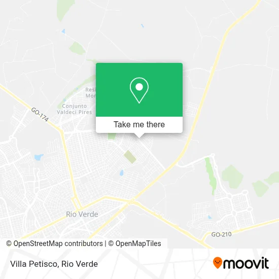 Villa Petisco map
