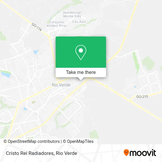 Cristo Rei Radiadores map