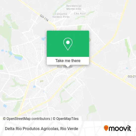 Delta Rio Produtos Agrícolas map