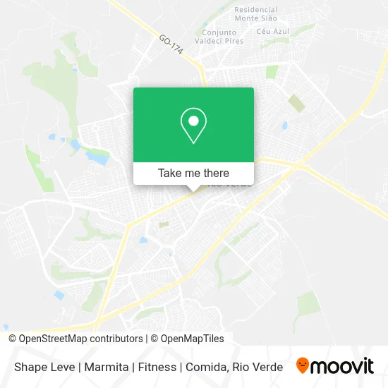 Shape Leve | Marmita | Fitness | Comida map