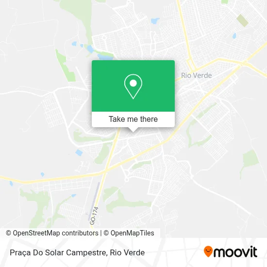 Praça Do Solar Campestre map