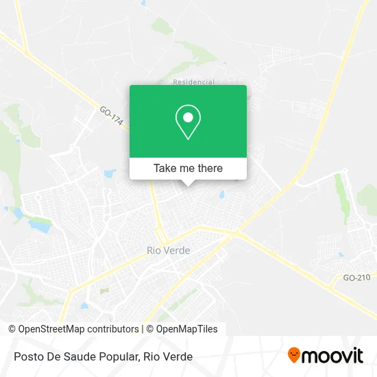 Posto De Saude Popular map