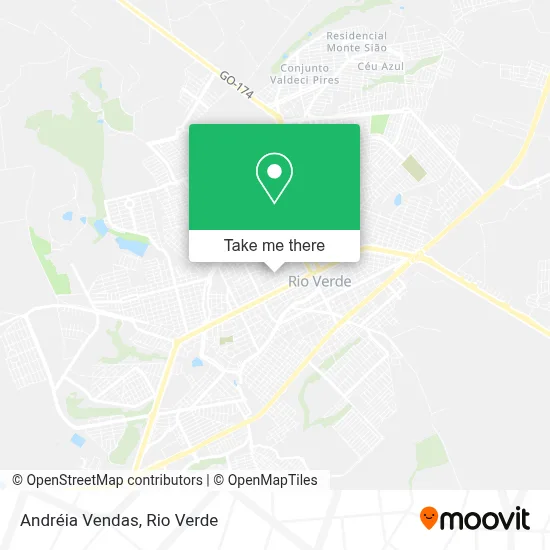 Andréia Vendas map