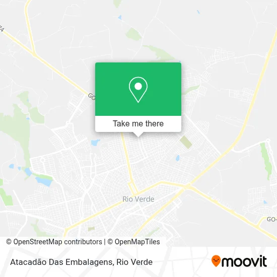 Atacadão Das Embalagens map