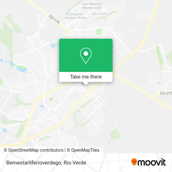 Bemestarliferioverdego map