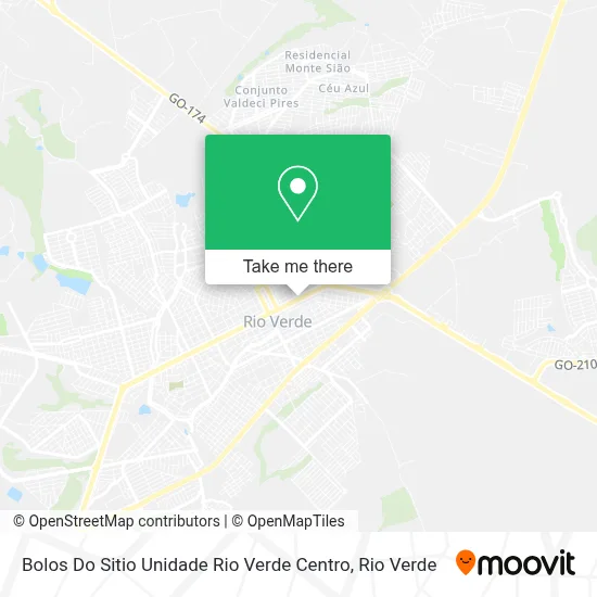 Bolos Do Sitio Unidade Rio Verde Centro map