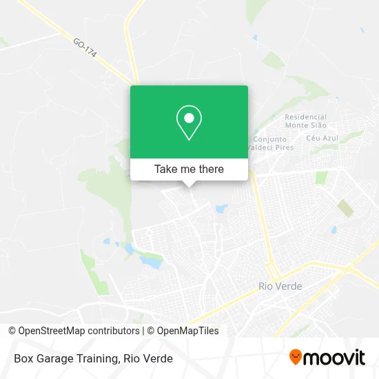 Box Garage Training map