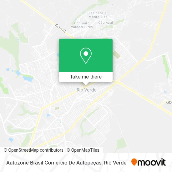 Autozone Brasil Comércio De Autopeças map