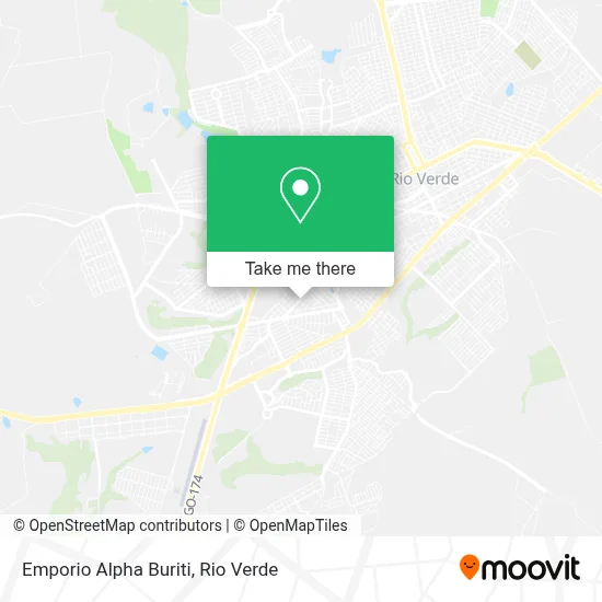 Emporio Alpha Buriti map