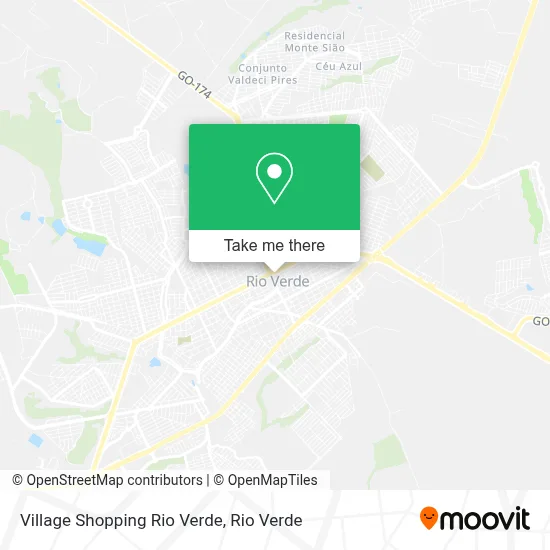 Village Shopping Rio Verde map