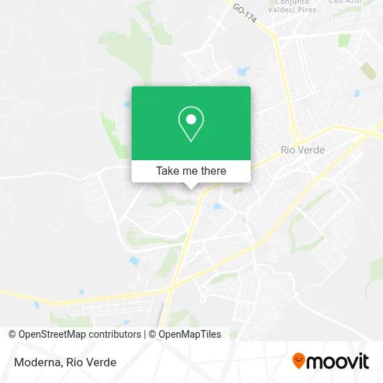 Moderna map
