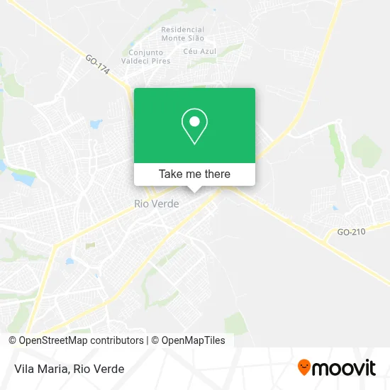 Vila Maria map