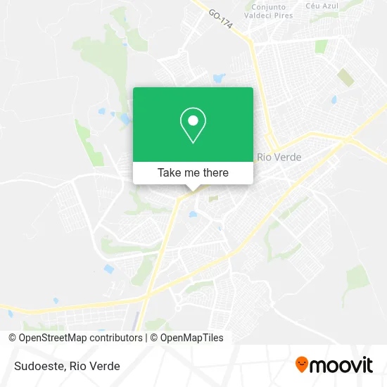 Sudoeste map