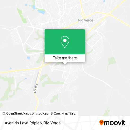 Avenida Lava Rápido map