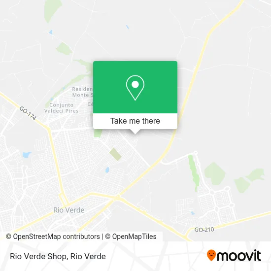 Rio Verde Shop map