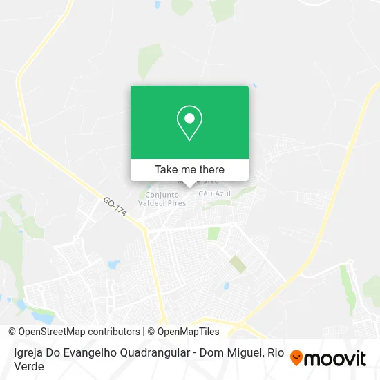 Igreja Do Evangelho Quadrangular - Dom Miguel map