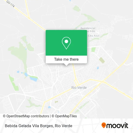 Bebida Gelada Vila Borges map