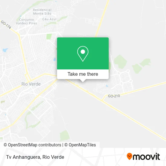 Tv Anhanguera map