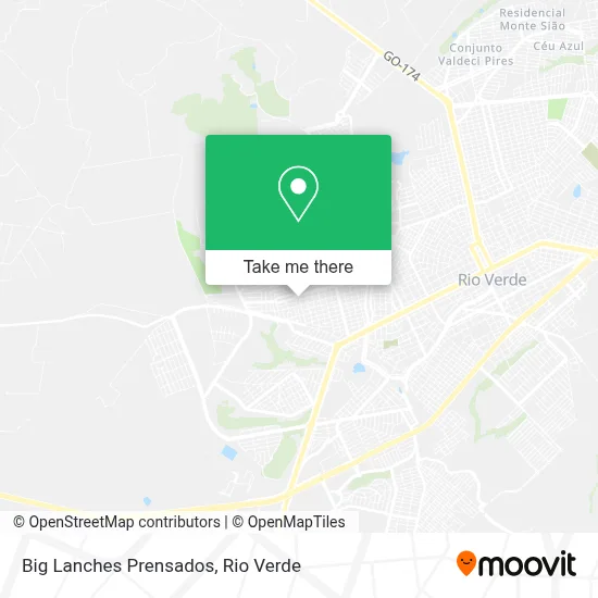 Big Lanches Prensados map