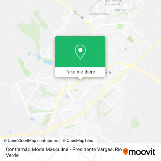 Contramão Moda Masculina - Presidente Vargas map