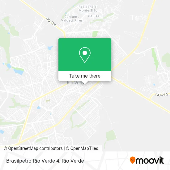 Brasilpetro Rio Verde 4 map