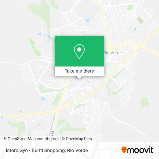 Istore Gyn - Buriti Shopping map