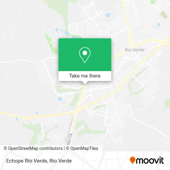 Echope Rio Verde map