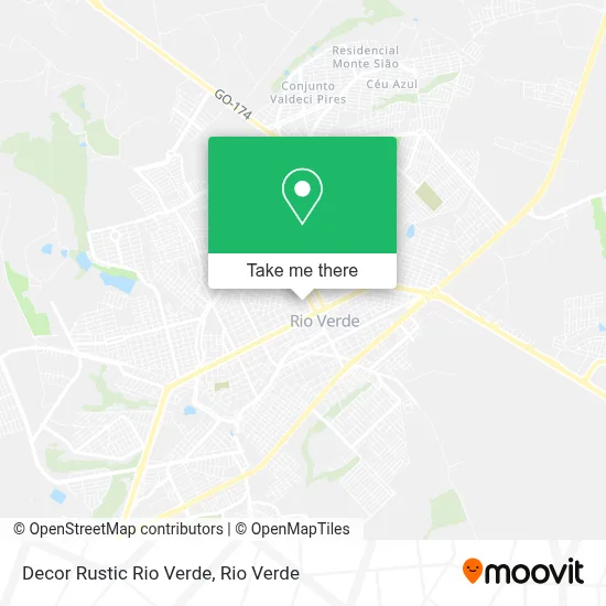 Decor Rustic Rio Verde map