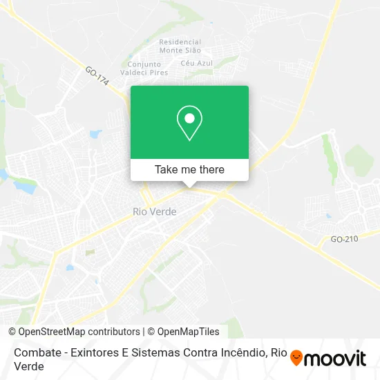 Combate - Exintores E Sistemas Contra Incêndio map