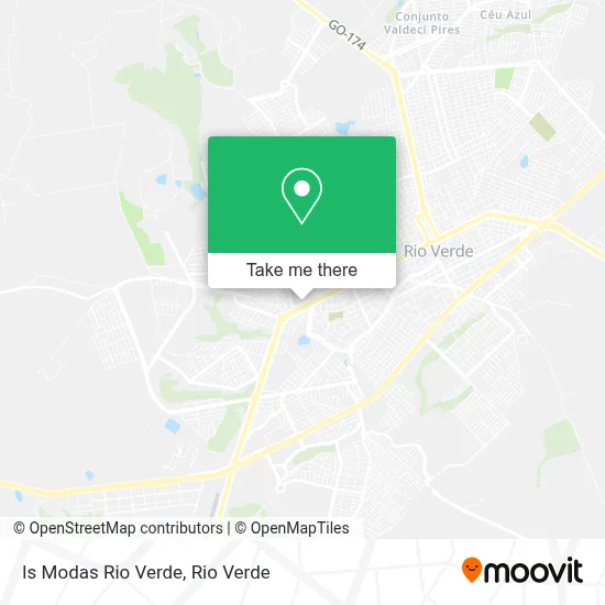 Is Modas Rio Verde map