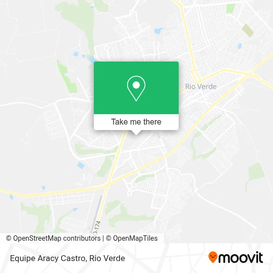 Equipe Aracy Castro map