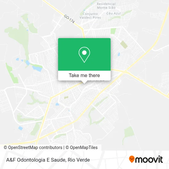 A&F Odontologia E Saude map