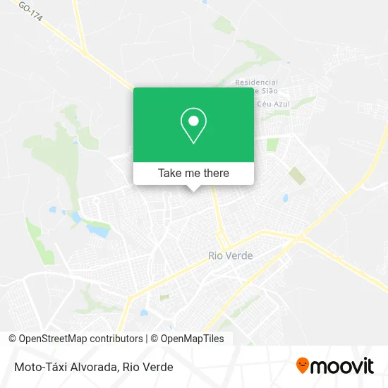 Moto-Táxi Alvorada map