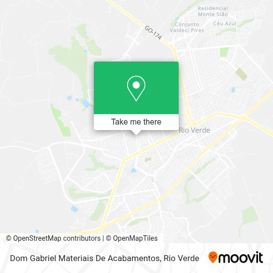 Dom Gabriel Materiais De Acabamentos map