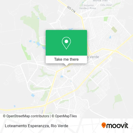 Loteamento Esperanzza map