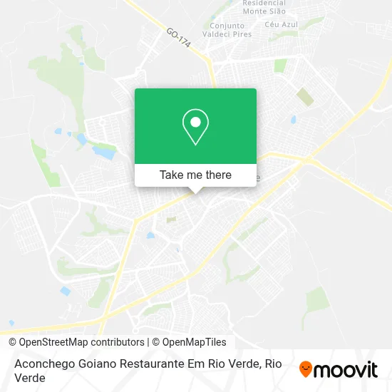 Aconchego Goiano Restaurante Em Rio Verde map