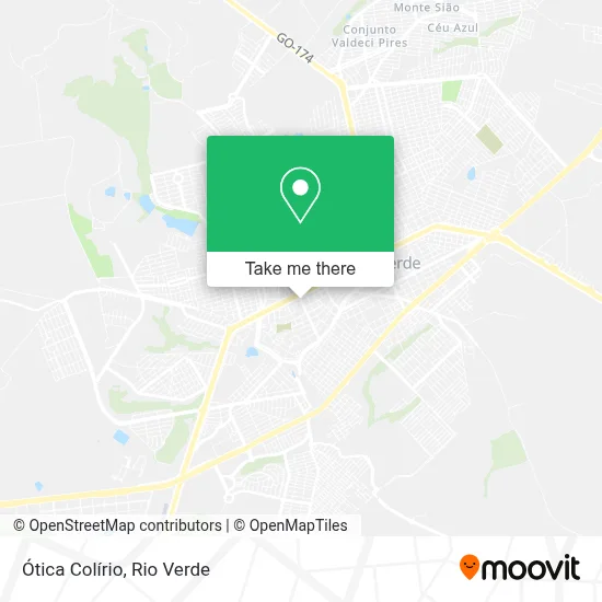 Ótica Colírio map