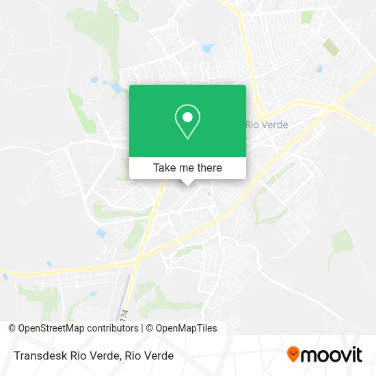 Transdesk Rio Verde map