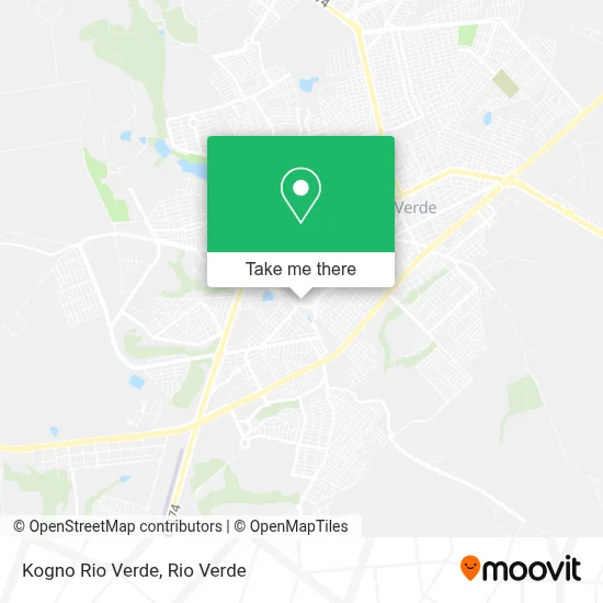 Kogno Rio Verde map
