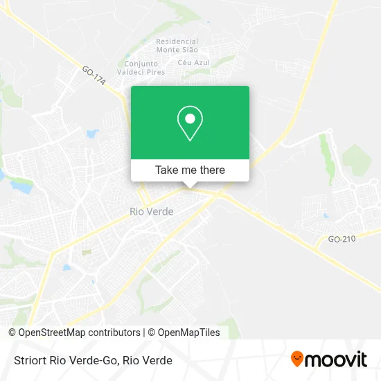 Striort Rio Verde-Go map