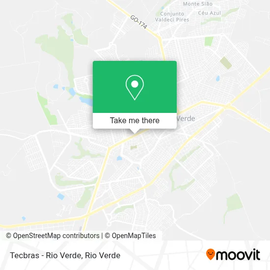 Tecbras - Rio Verde map