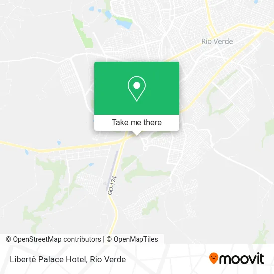 Libertê Palace Hotel map