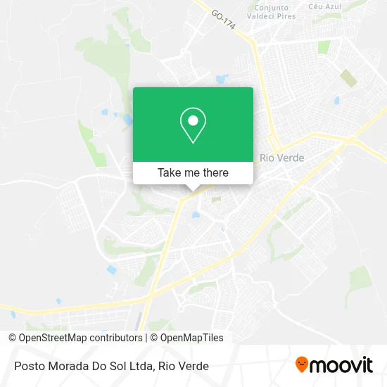 Posto Morada Do Sol Ltda map