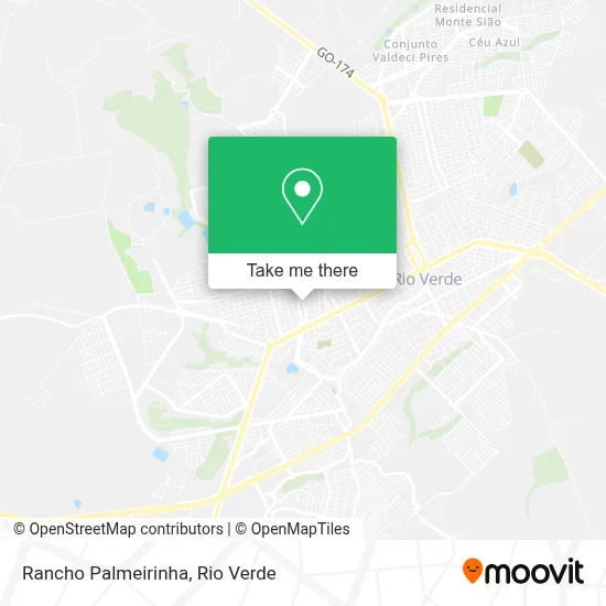 Rancho Palmeirinha map