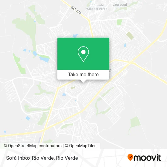 Sofá Inbox Rio Verde map