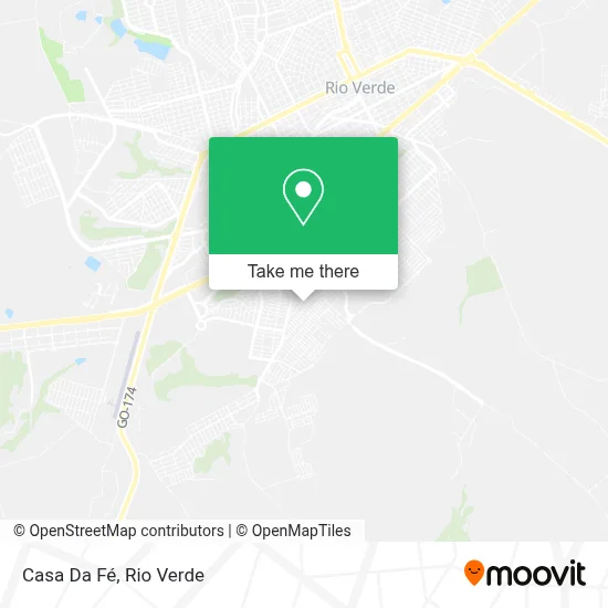 Casa Da Fé map
