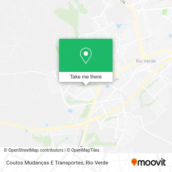 Coutos Mudanças E Transportes map